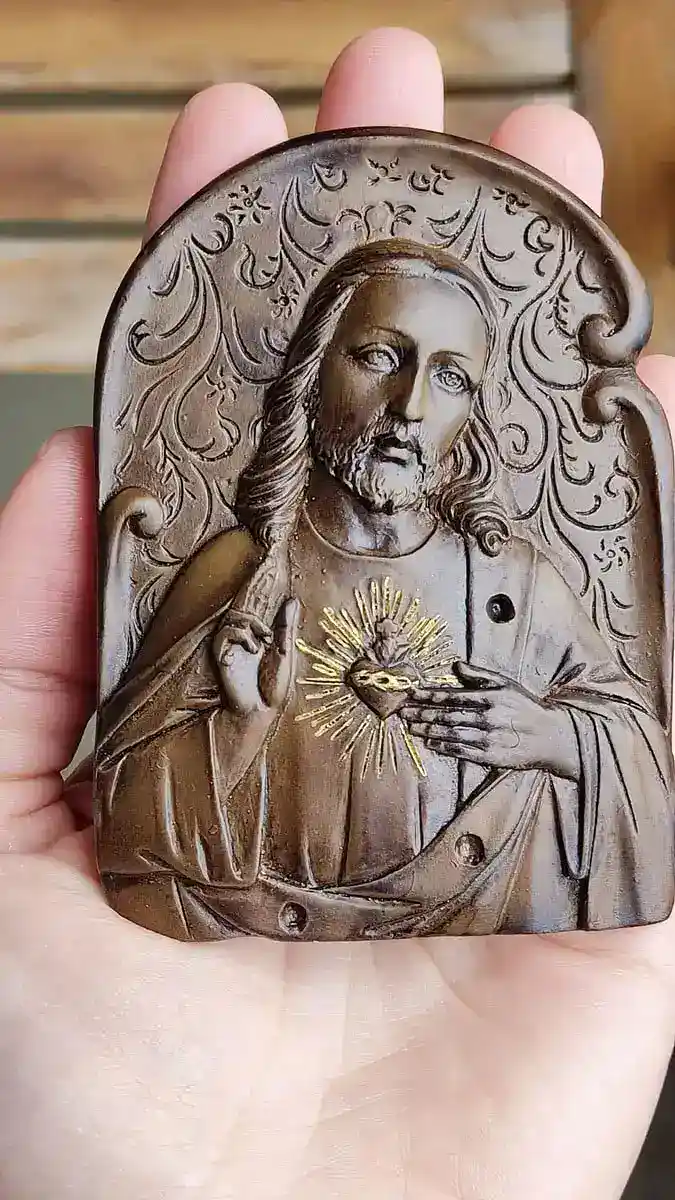 Medalha Imitação de Madeira